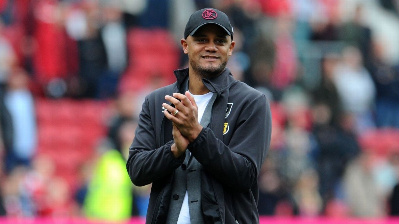 Burnley boss Kompany signs new five-year deal