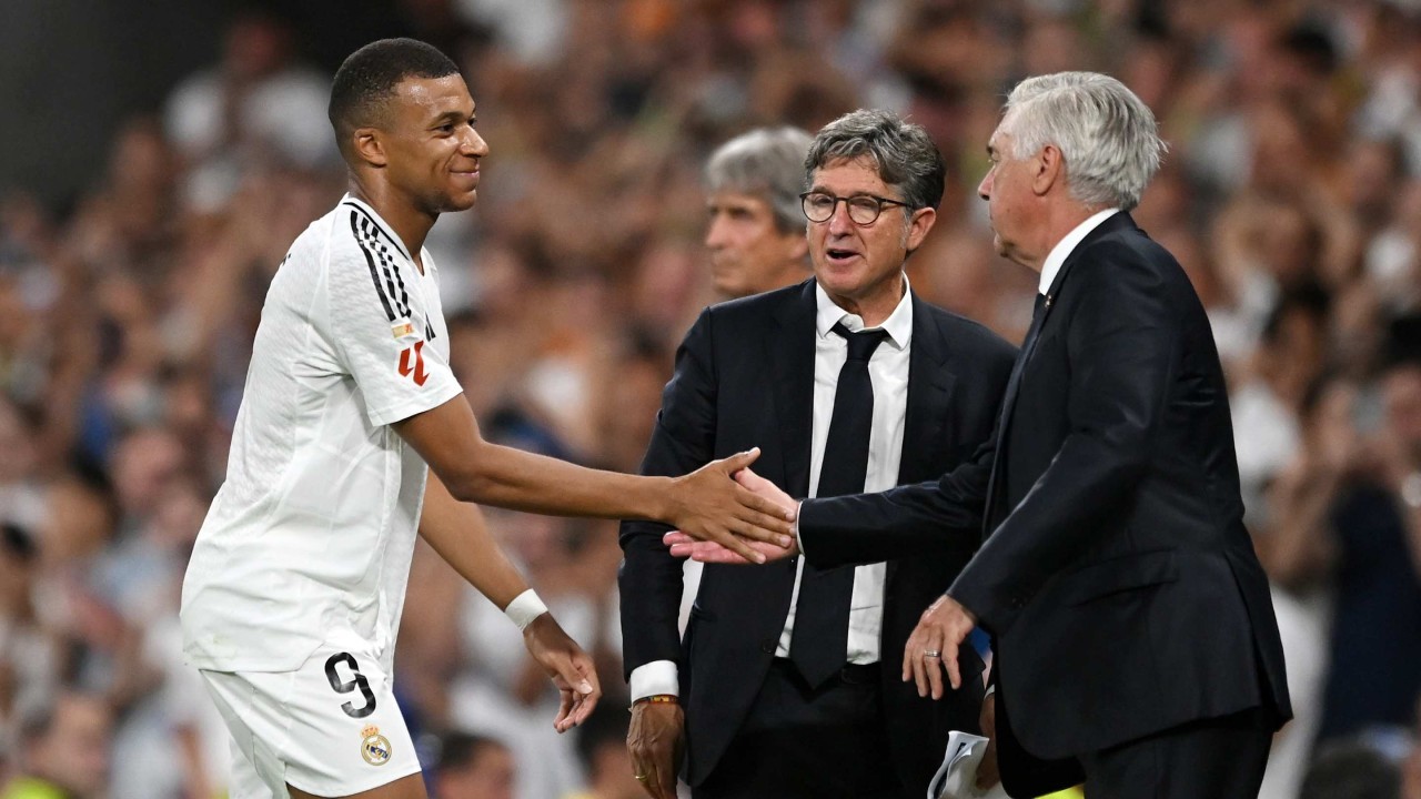 Carlo Ancelotti reacts to Kylian Mbappe's omission from France squad