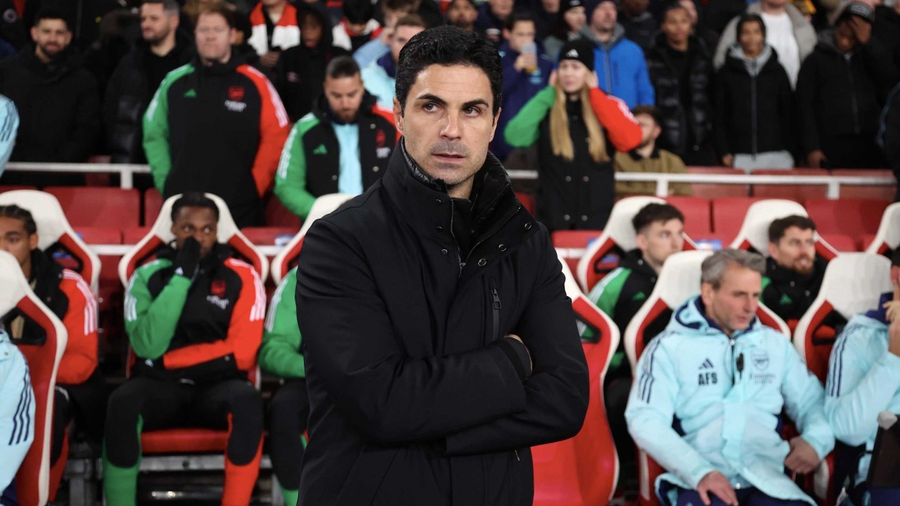Mikel Arteta 'corrects' reporter over Arsenal's record of one trophy in five years