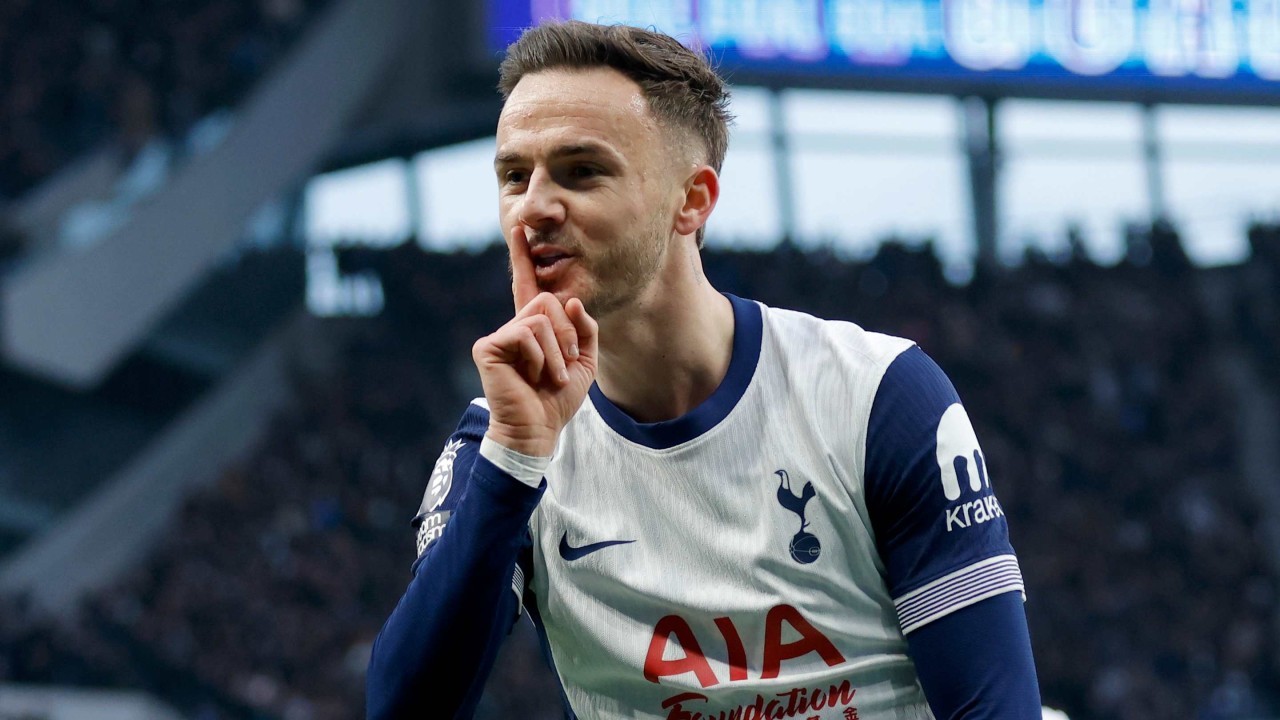 James Maddison: Tottenham match winner reveals inspiration for pointed celebration against Man Utd
