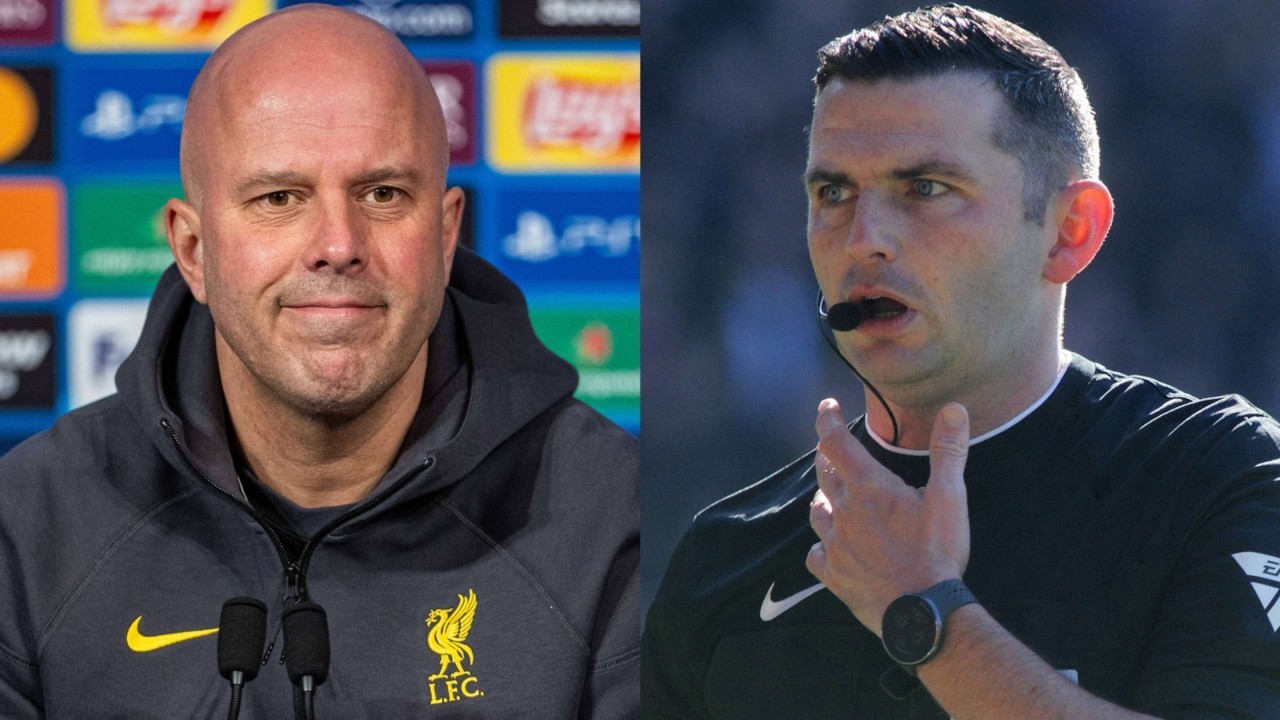 Arne Slot breaks silence after losing temper with referee Michael Oliver