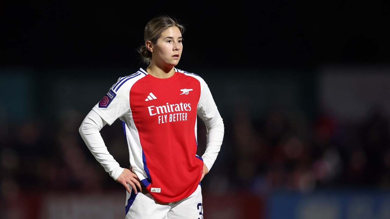 Renee Slegers hails progress of 'gritty' Arsenal midfielder