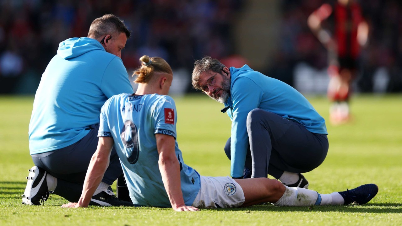 Man City receive worrying Erling Haaland injury update after Bournemouth win