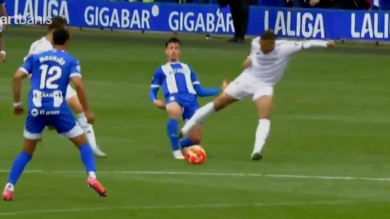 'Pathetic' Kylian Mbappe slammed after receiving red card for ugly tackle
