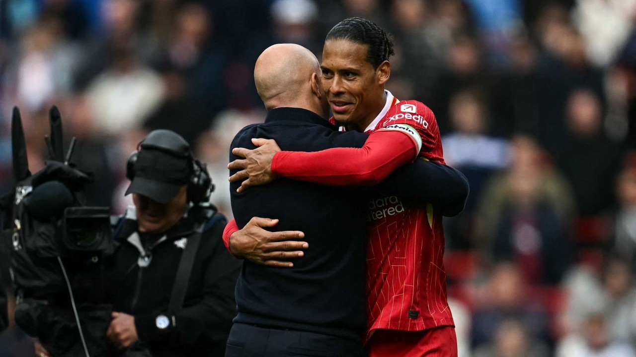 Arne Slot reacts to new Virgil van Dijk contract comment