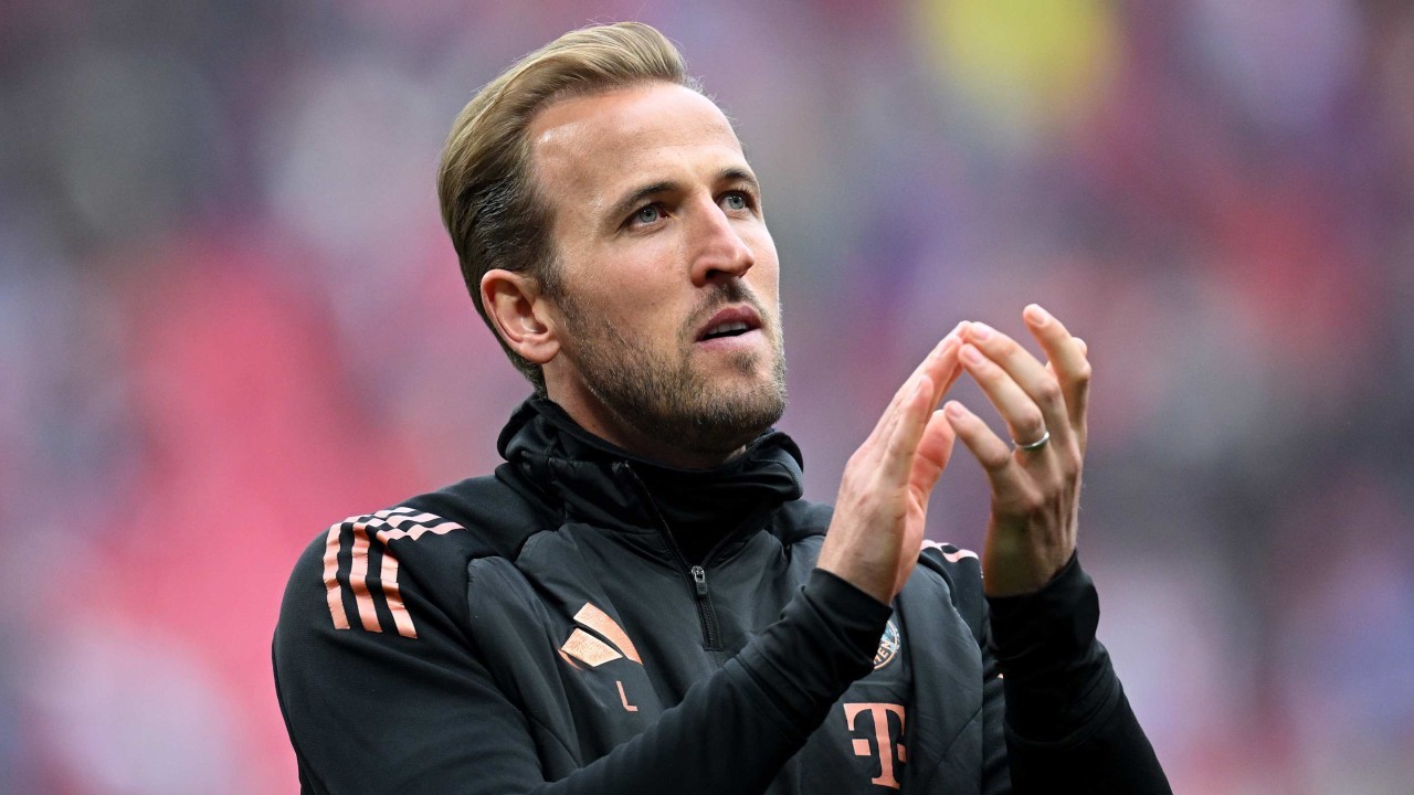 How Harry Kane celebrated the first major trophy of his professional career