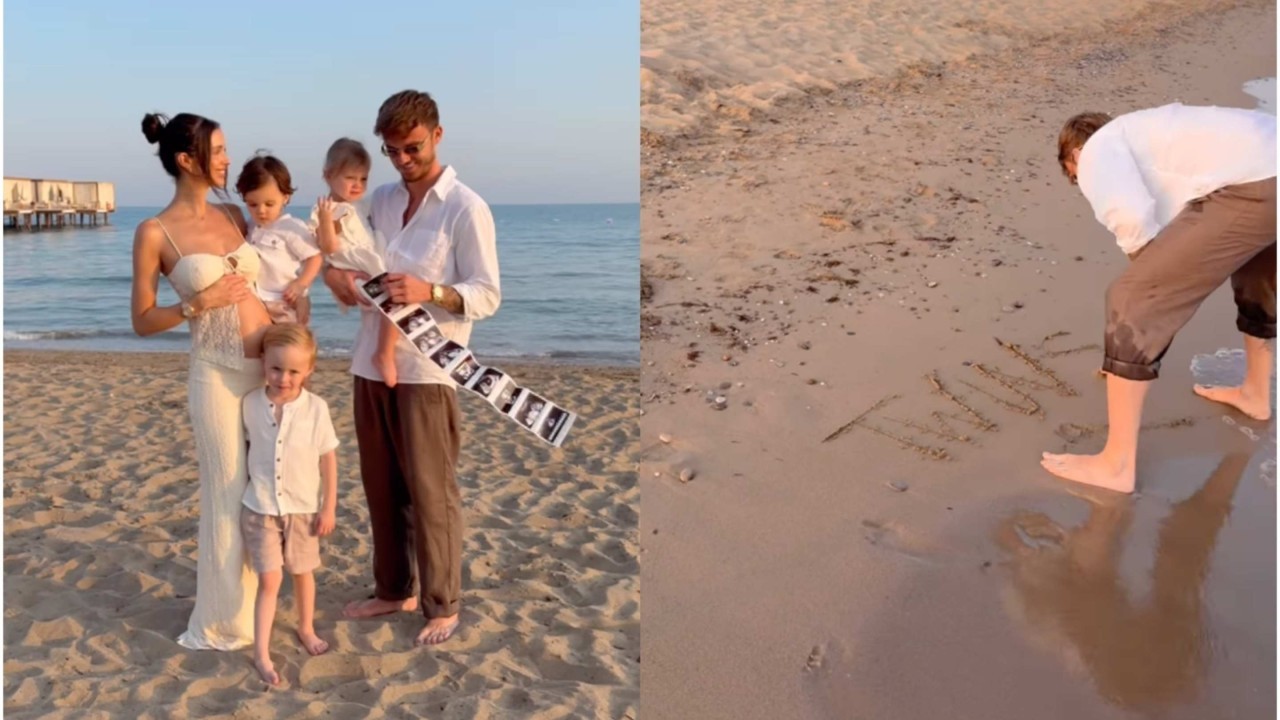 James Maddison confirms he's expecting twins again in Rome beach video
