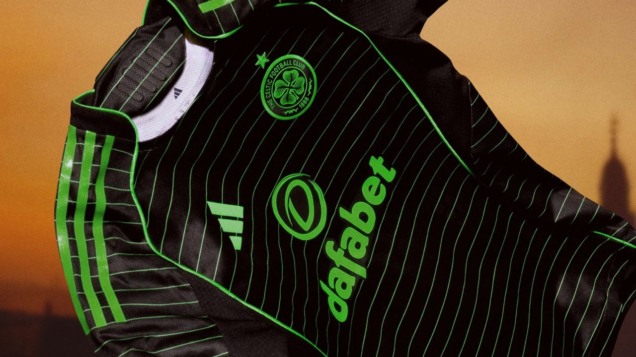 Henrik Larsson returns for Celtic's sleek 2025/26 away kit unveiling