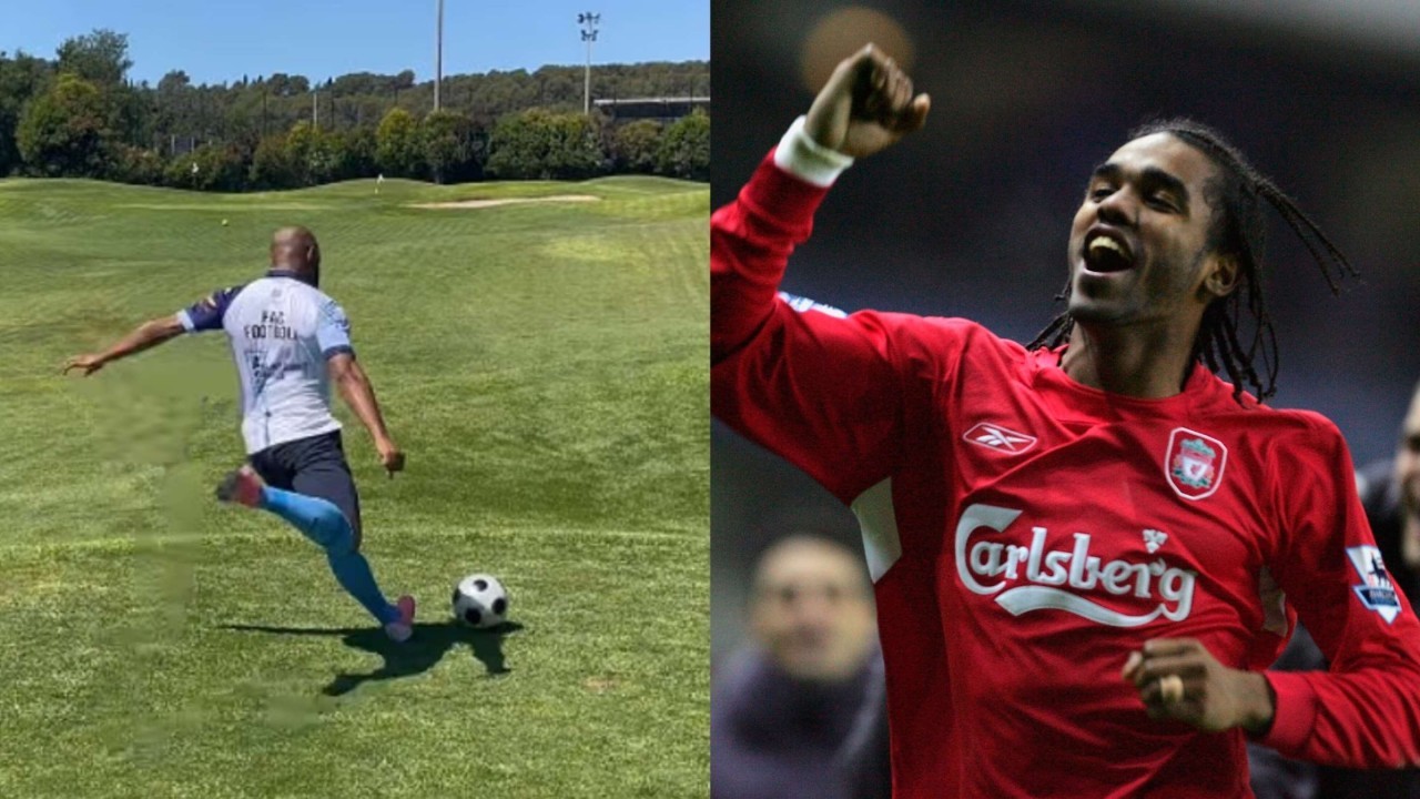 Former Liverpool forward finds new profession as footgolf star – and he's really good at it