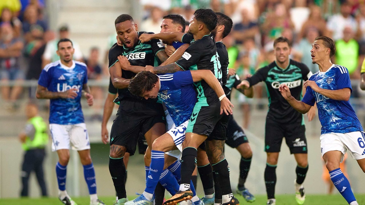 Como and Real Betis brawl in ugly pre-season friendly